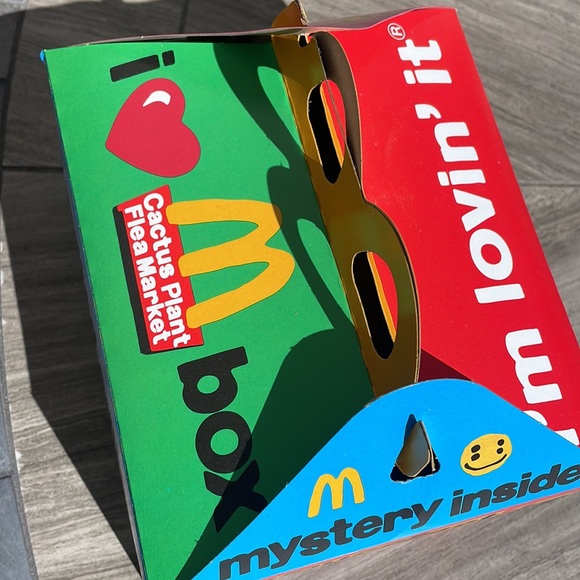 Cactus Plant Flea Market McDonalds Adult Happy Meal Box & Mystery Toy! Surprise! - Picture 10 of 13